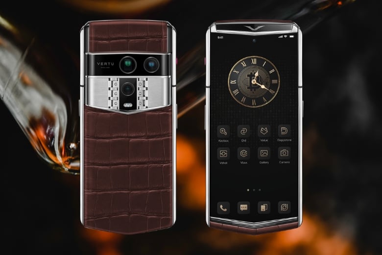 Vertu Agent Q Silver Advanced Set Amber Brown Alli 1TB 2 agen q silver amber brown alli 1