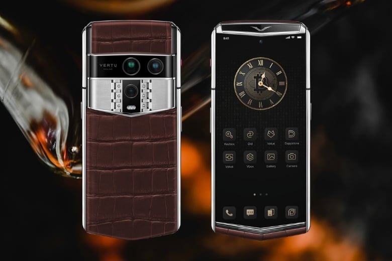 Vertu Agent Q-Black Regular Set-Wine Red Quilted Stitch Pure Wine Red Calf-1TB-HW