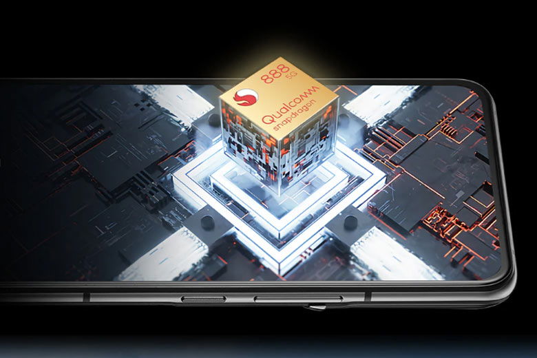 Hiệu năng mạnh mẽ với con chip Qualcomm Snapdragon 888