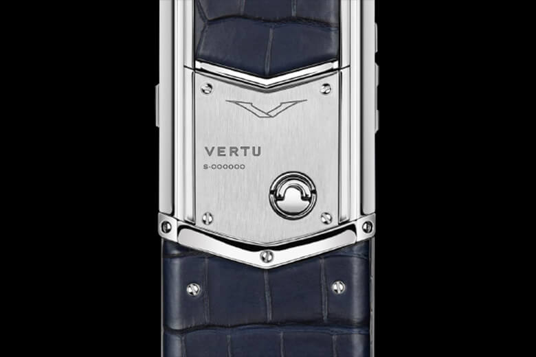Vertu Signature V Alligator Navy Blue 9 Vertu Signature V Alligator Navy Blue - Tạo nên đẳng cấp cho những quý ông đích thực