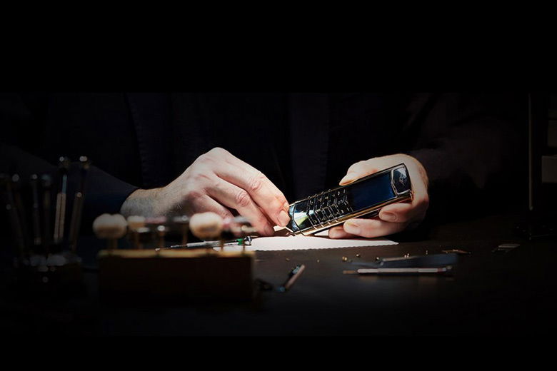 Vertu Signature V Stainless Steel Pure Black