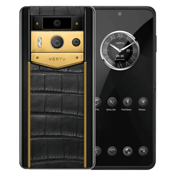 METAVERTU 2 MAX Generation Luxury Custom Made Alligator Gold Black 1 Metavertu 2 Max Generation Luxury Custom Made Alligator Gold Black