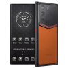 METAVERTU CURVE Enameled Calf Leather Orange Basic