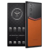 METAVERTU CURVE Enameled Calf Leather Orange
