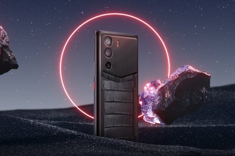 METAVERTU Dark Green Alligator Leather Clous De Paris 12 Điện thoại METAVERTU