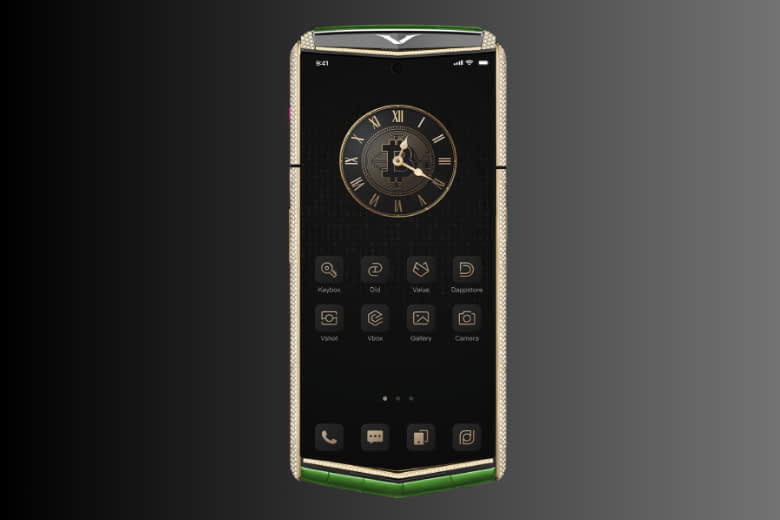 Vertu Agent Q Alligator Gold Full Diamond Collector's Edition Bamboo Green Alli 1TB 4 Vertu Agent Q Alligator Gold Full Diamond Collectors Edition Bamboo Green Alli 1tb