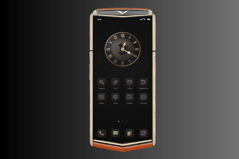 Vertu Agent Q Alligator Gold Full Diamond Collector’s Edition Radiant Phoenix Alli 1TB