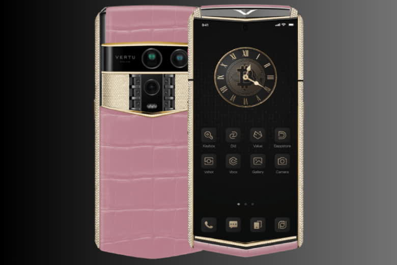 Vertu Agent Q Alligator Quint Gold Diamond Collector's Edition Sakura Pink 1TB 2 Vertu Agent Q Alligator Quint Gold Diamond Collector’s Edition Sakura Pink 1TB