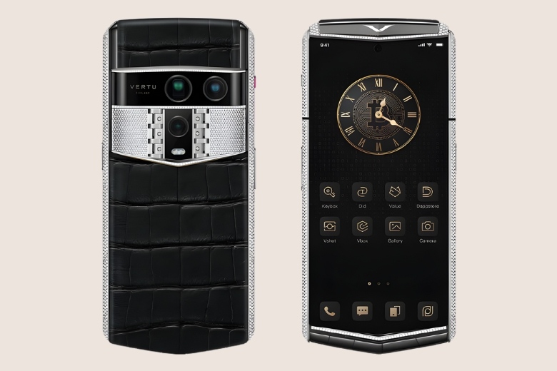 Vertu Agent Q Alligator Silver Full Diamond Collector's Edition Radiant Iron Black Alli 1TB 5 Vertu Agent Q Alligator Silver Full Diamond Collector’s Edition Radiant Iron Black Alli 1TB giá