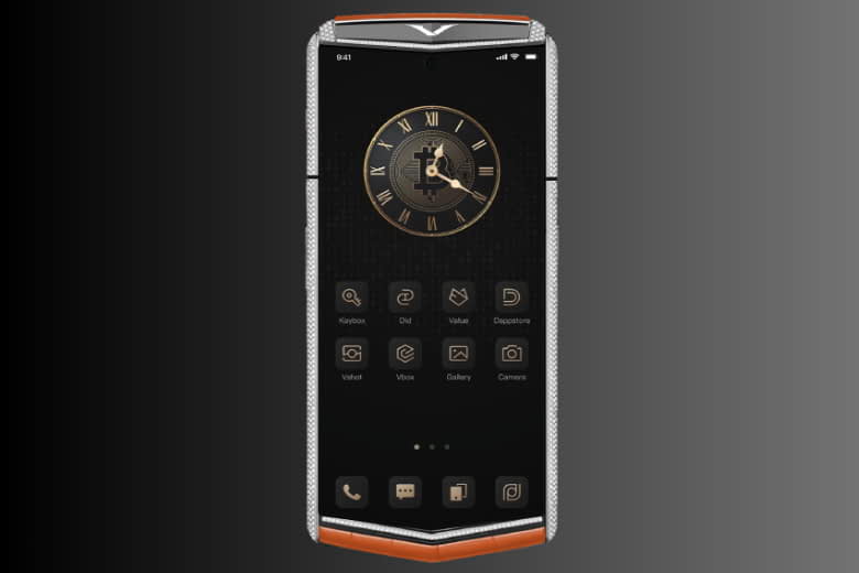 Vertu Agent Q Alligator Silver Full Diamond Collector’s Edition Radiant Radiant Phoenix Alli 1TB