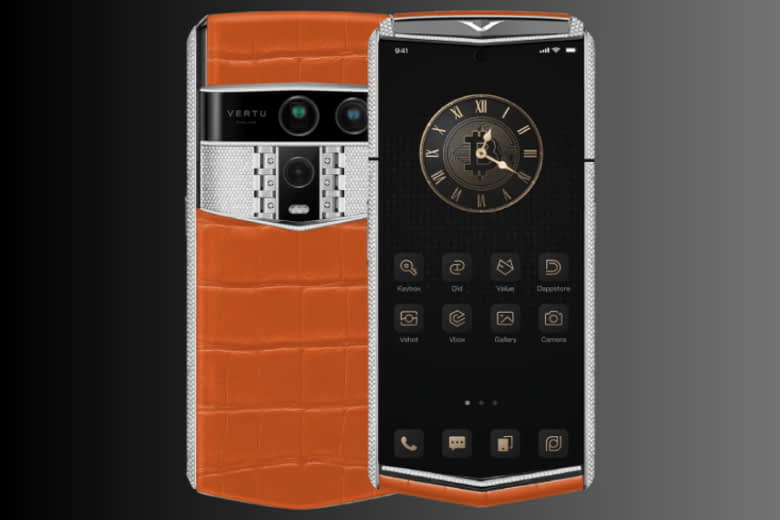 Vertu Agent Q Alligator Silver Full Diamond Collector’s Edition Radiant Radiant Phoenix Alli 1TB