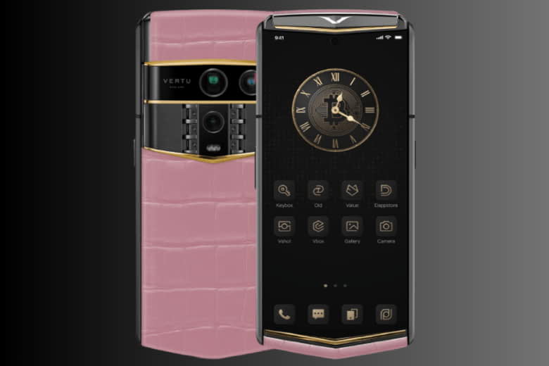Vertu Agent Q Black Premium Set Quint Gold Accent Sakura Pink Alli 1tb@2x