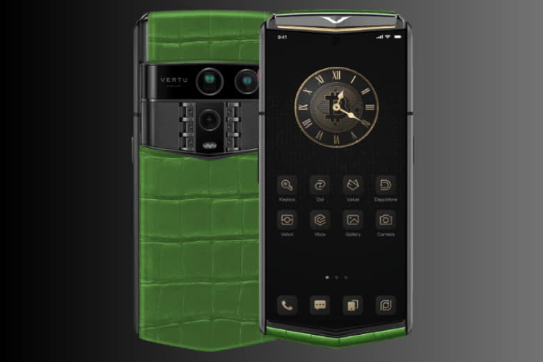 Vertu Agent Q Black Premium Set Single Gold Accent Bamboo Green Alli 1tb 2@2x