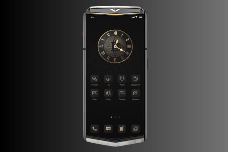 Vertu Agent Q Himalaya Alligator Single Gold Accent Collectors Edition 1tb