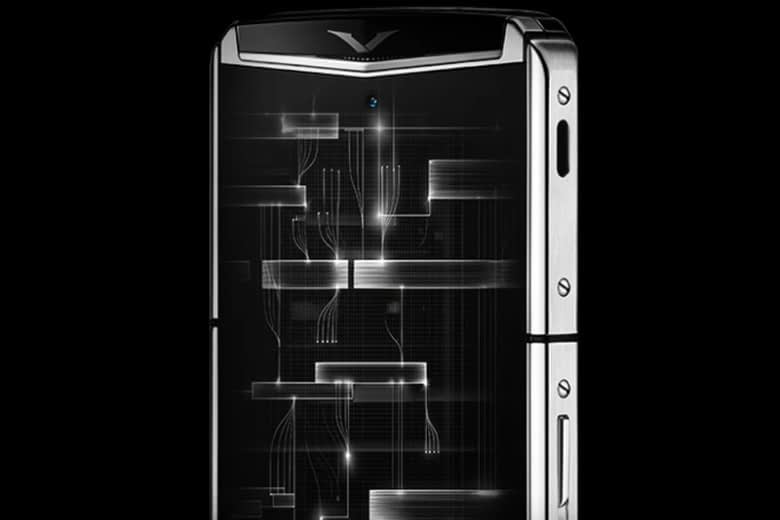 Vertu Agent Q Silver Regular Set Black Quilted Stitch Pure Black Calf 1tb 3@2x