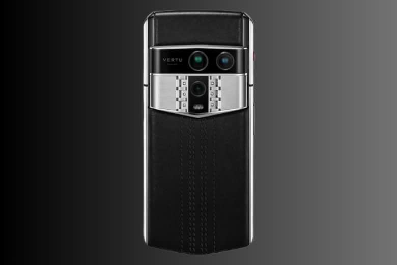 Vertu Agent Q Silver Regular Set Black Quilted Stitch Pure Black Calf 1tb@2x