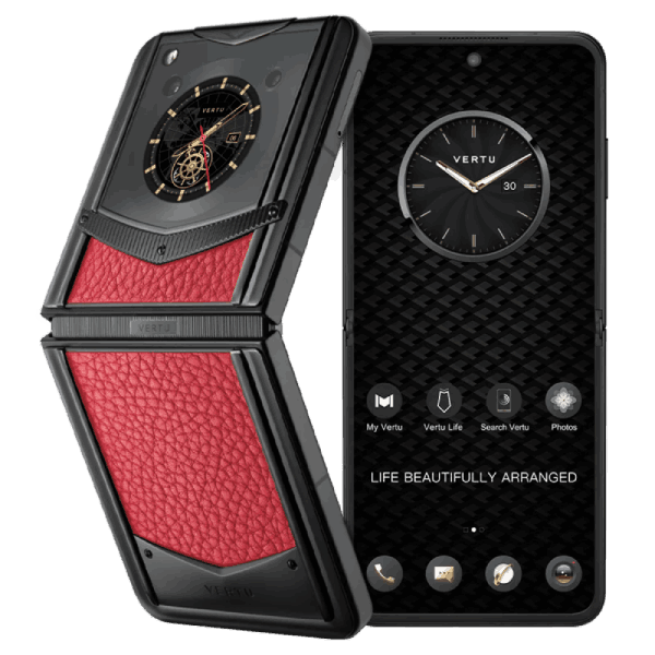 Vertu Ironflip Raspberry Red Calf Bes Fee