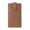 Vertu Metavertu Calf Leather Phone Case Brown Thumb Vertuvietnam