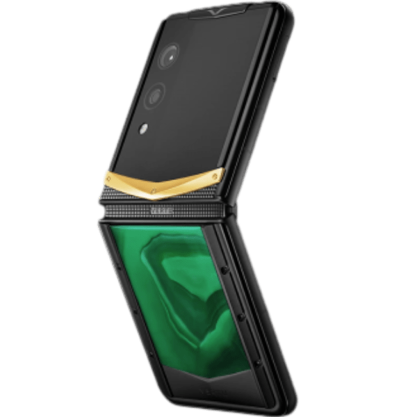 Vertu Quantum Flip Agate Emerald Green Gold V Thumb Vertuvietnam