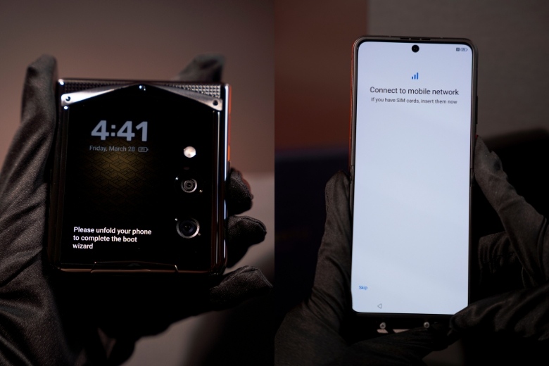 Vertu Quantum Flip tính năng bảo mật nâng cao