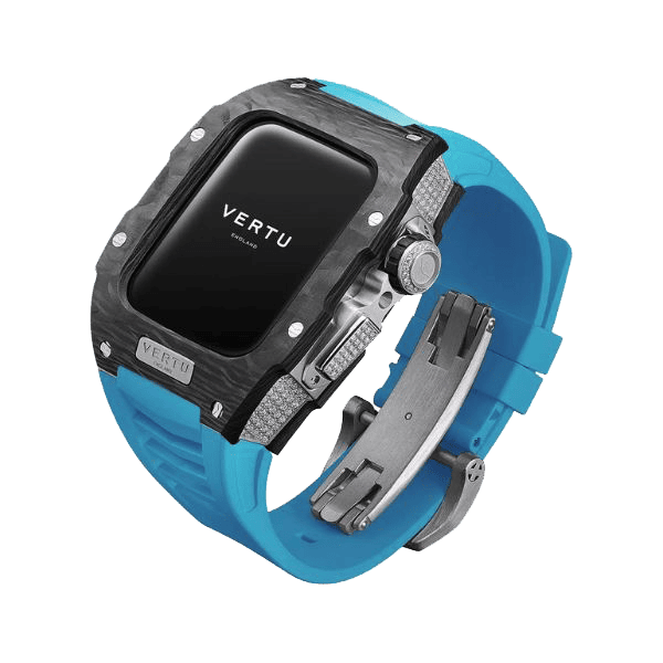 Vertu Watch Black Diamond Blue