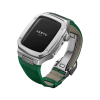 Vertu Watch Stainless Steel Green Calf
