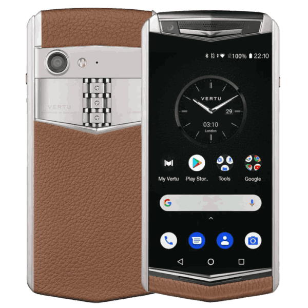Vertu Aster P Baroque Calf Caramel Brown Leather Phone Back 5dfb5a09f9a742df8dfac62813f0dc65