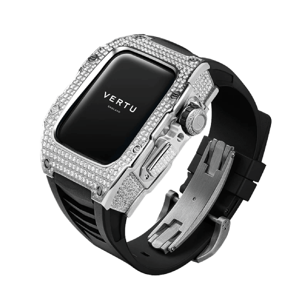 VERTU WATCH Full Diamond Black Strap 1 Vertumetawatchh1whitegold Blackstrap 450b575bf36c4069827a4aa753a40380