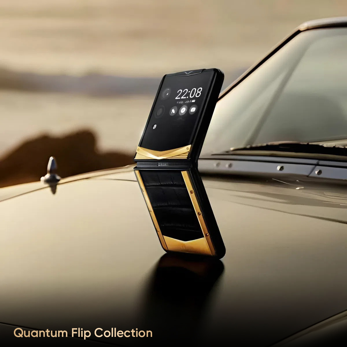 Dien Thoai Vertu Quantum Flip