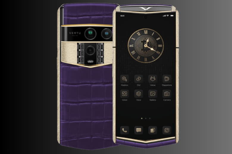 Vertu Agent Q Alligator Gold Full Diamond Collectors Edition Grape Purple Alli 1tb@2x
