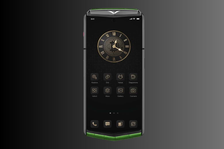 Vertu Agent Q Black Premium Set Tri Gold Accent Bamboo Green Alli 1tb 3