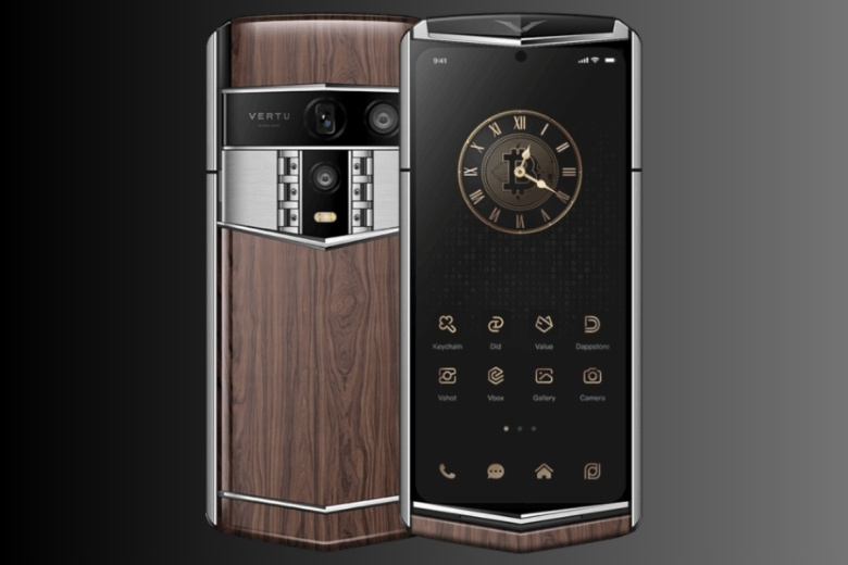 Vertu Agent Q Silver Advanced Set Black Walnut 1tb La Gi