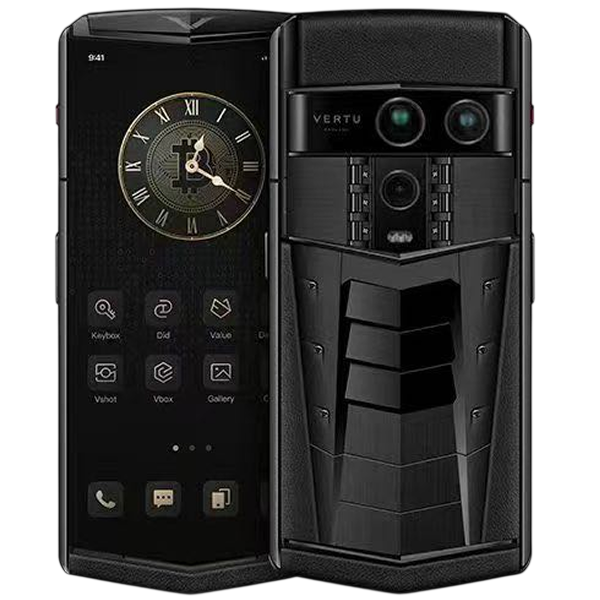 VERTU AGENT Q BLACK QUALITY PACKAGE TITANIUM BLACK SUPERCAR INK BLACK