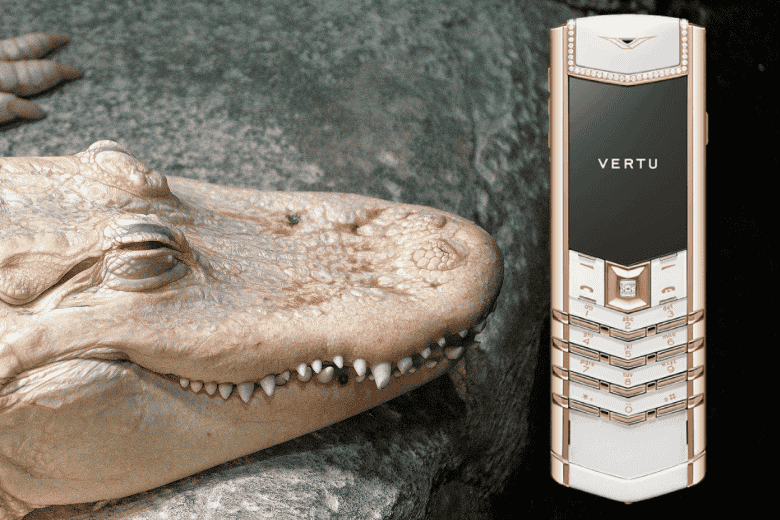 Top 5 Vertu Signature V Chính Hãng Đáng Sở Hữu Nhất Dành Cho Doanh Nhân 5 Signature V Diamond White Alligator Da Ca Sau Chinh Hang Vertu Vietnam
