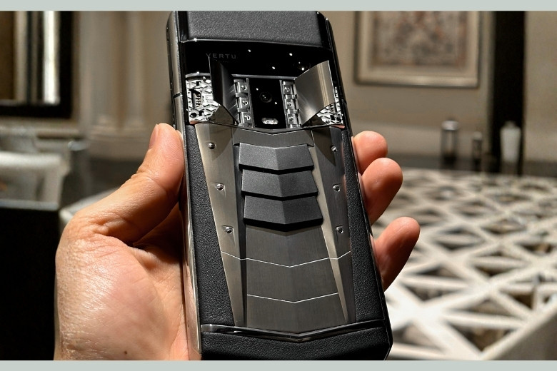 Vertu Agent Q Black Quality Kit Titanium Silver Supercar Ink Jade Black Camera