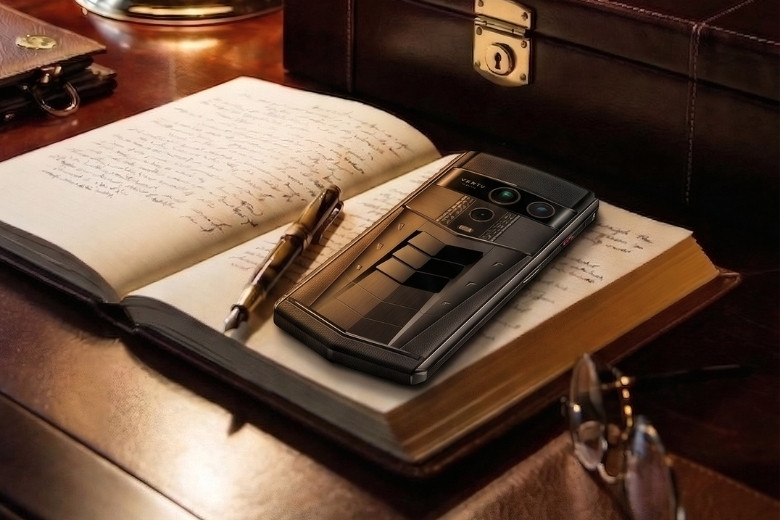 Vertu Agent Q Black Quality Kit Titanium Silver Supercar Ink Jade Black