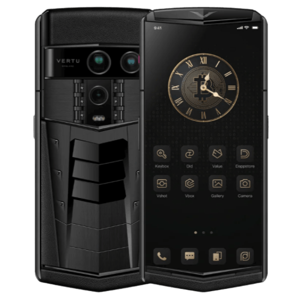 Vertu Agent Q Silver Quality Package Titanium Black Supercar Ink Black Vertuvietnam