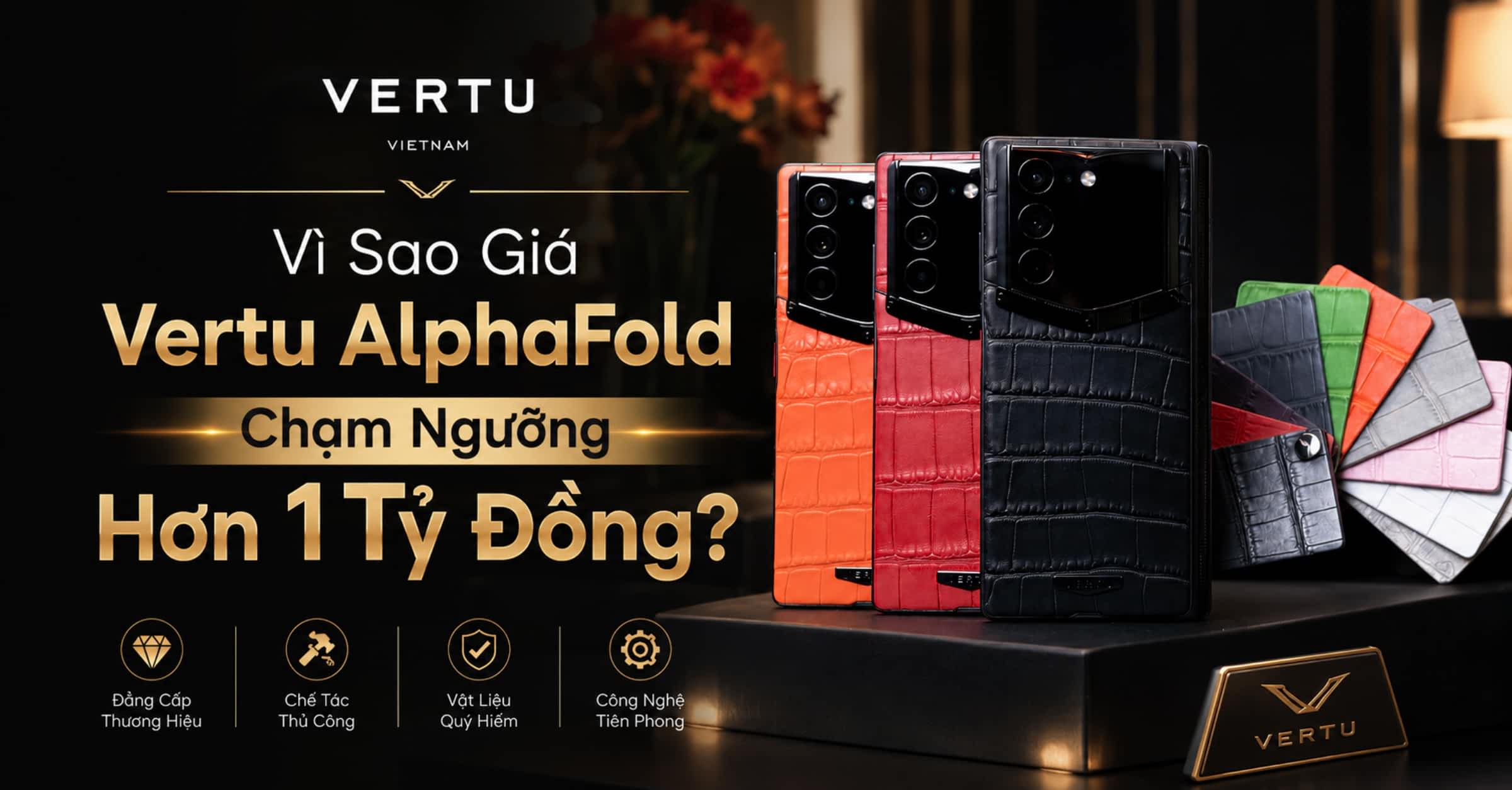 Giá Vertu Alphafold Vertuvietnam 219 triệu đến hơn 1 tỷ đồng