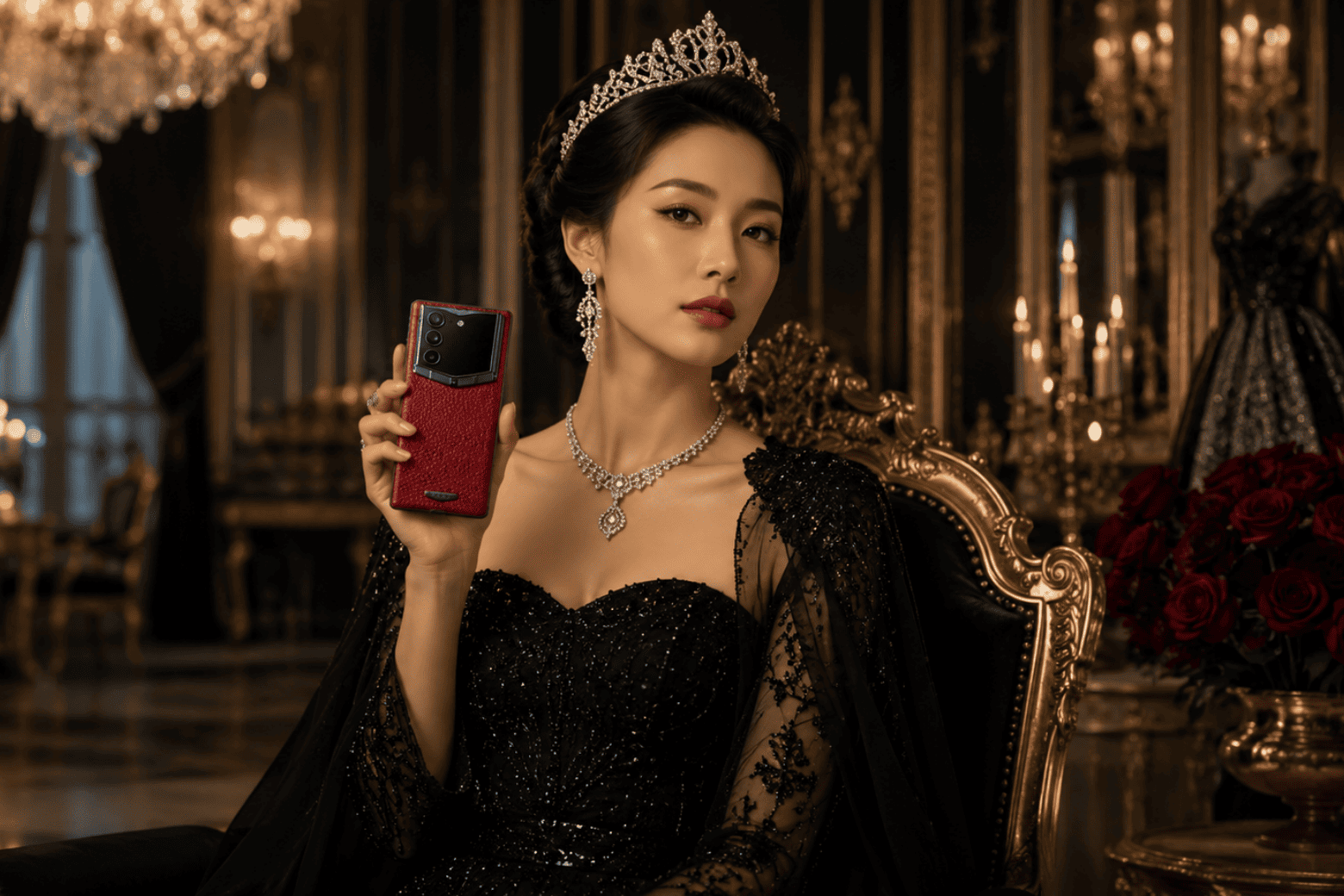 Trên Tay Vertu AlphaFold: Kiệt Tác Màn Hình Gập Cho Kỷ Nguyên AI 1 Vertu Alphafold Red Queen