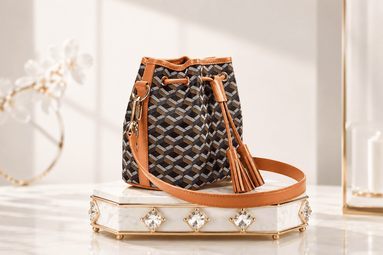 Vertu V Monogram Bucket Bag