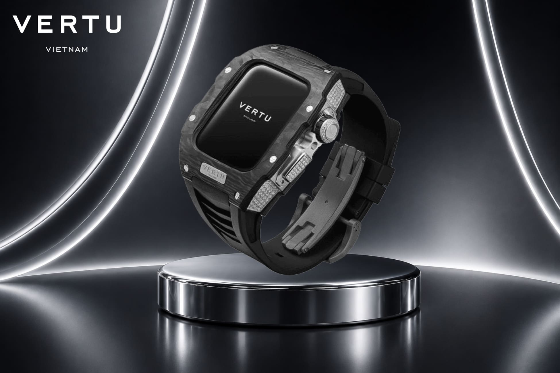 Dong Ho Vertu Vertu Watch Black Diamond Black