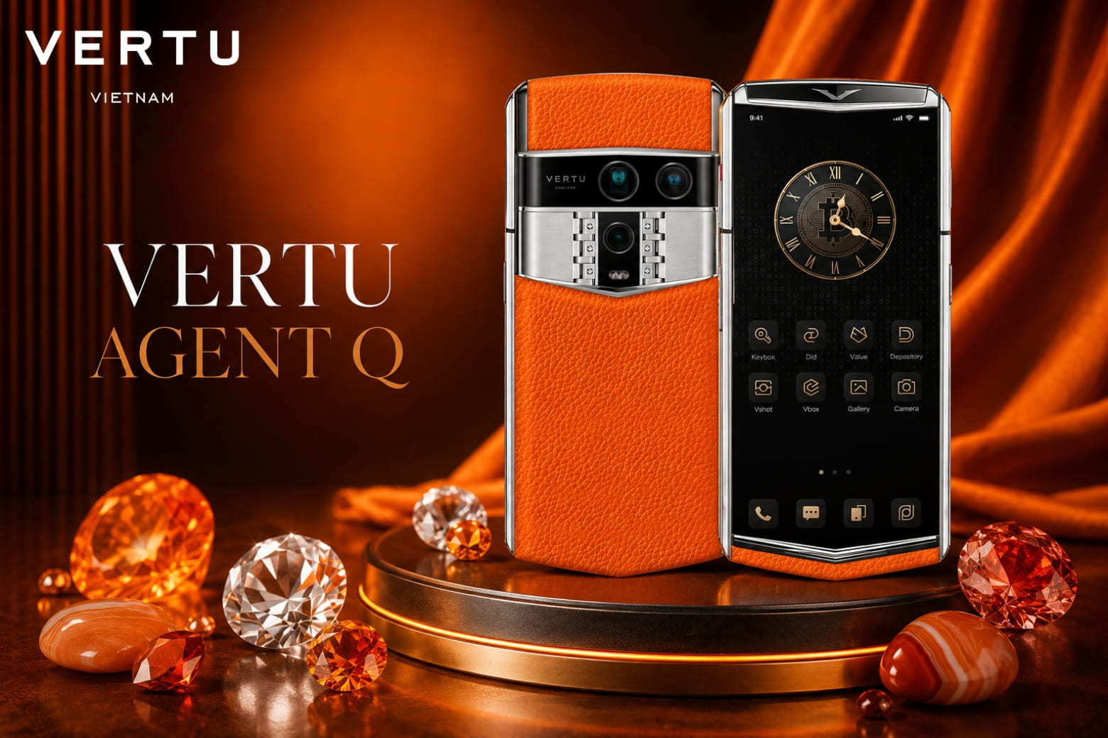 Vertu Agent Q Phong Cach Song Nguoi Dan Dau Orange Dawn